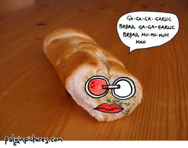 56. Lady GaGarlic Bread
