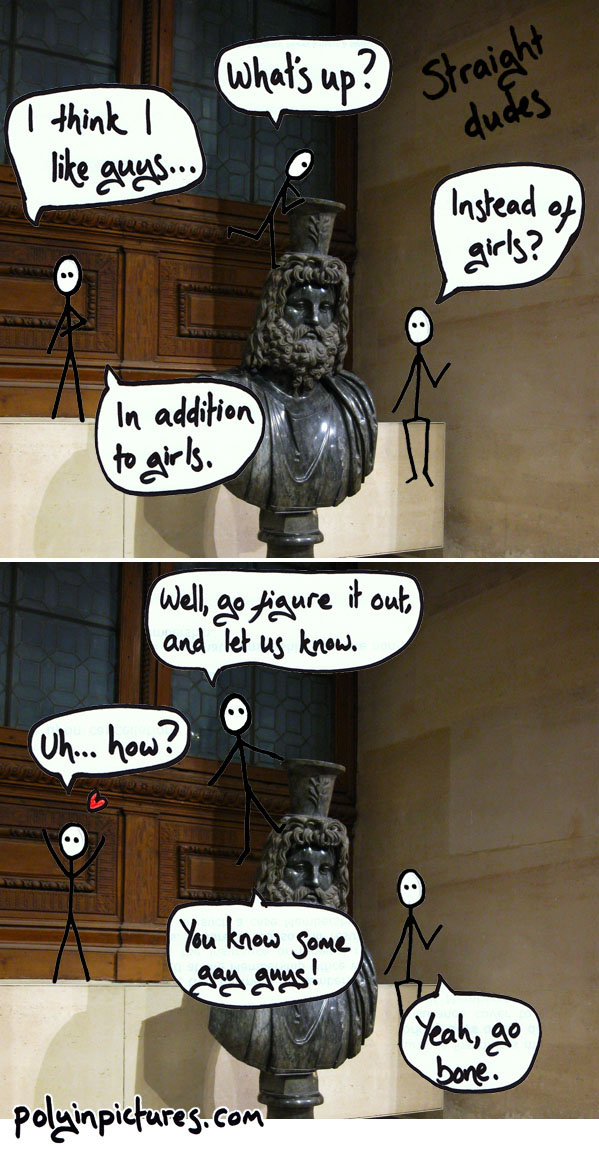 Photo taken by me at the Louvre in gay *snerk* Paree/is, though I’m majiggered if I can remember the name of this piece. Tell me in the comments if you know. I just thought it was amazing that he has a plant pot on his head. Like when you take a photo of someone and it looks like whatever’s behind them is actually on their head? Perhaps the sculpter didn’t realise that the plant pot was actually behind this guy?