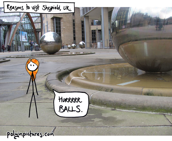 There are many other reasons to visit, too. But the balls are pretty.